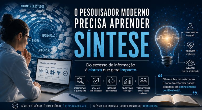 O pesquisador moderno precisa aprender síntese